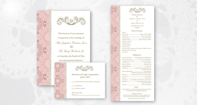 wedding invitation